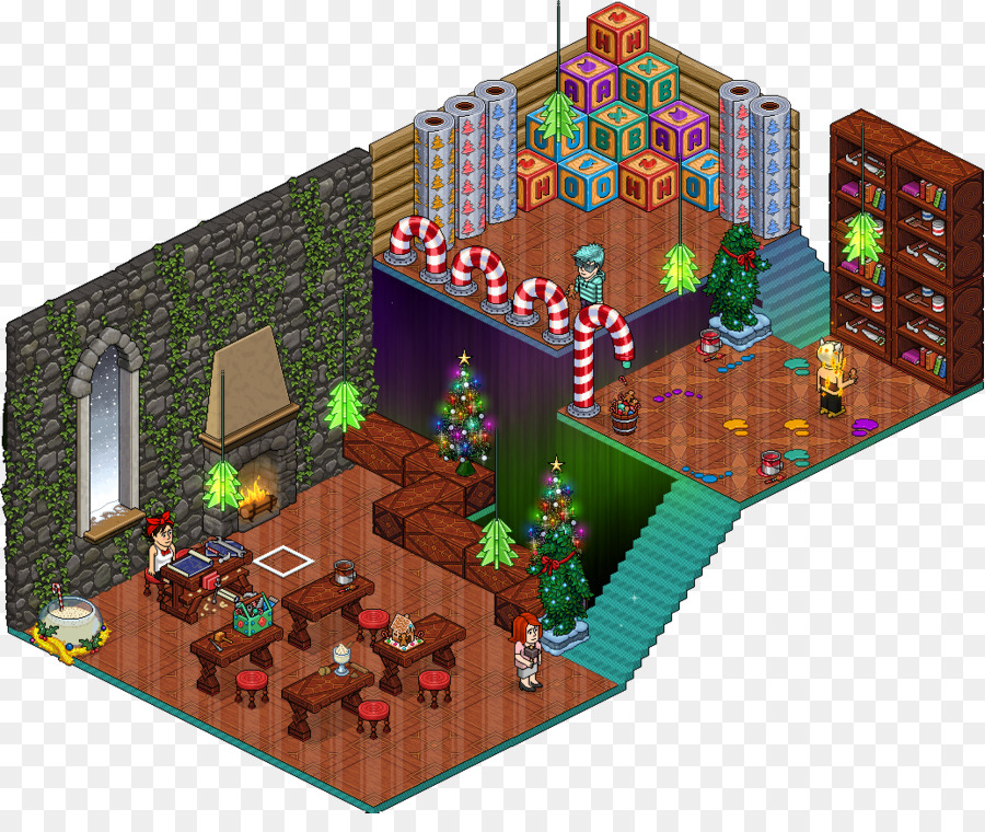 Habbo, Papai Noel, Oficina Do Papai Noel png transparente grátis