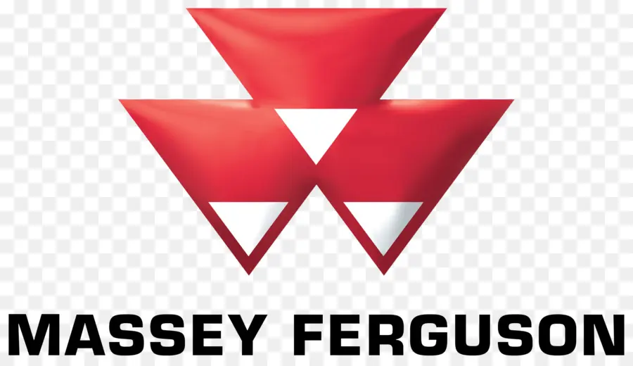 Massey Ferguson Logo，Triângulos Vermelhos PNG