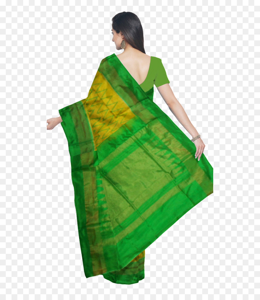 Saree Verde，Saree PNG