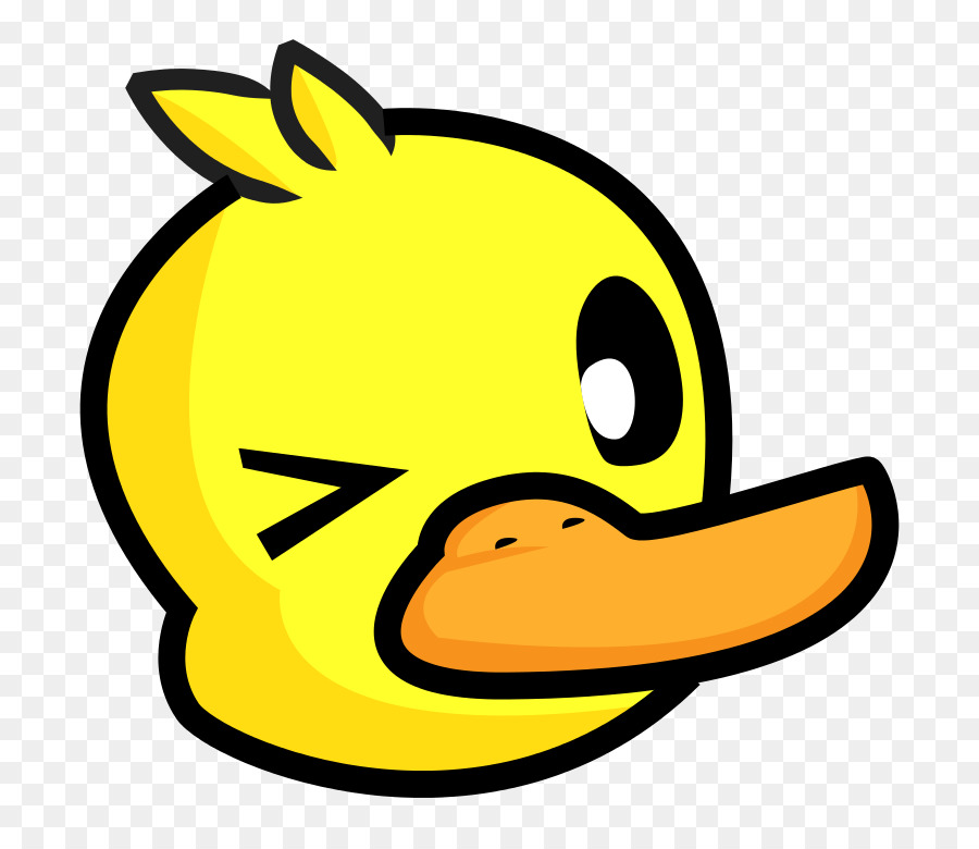 Pato Amarelo，Bico PNG