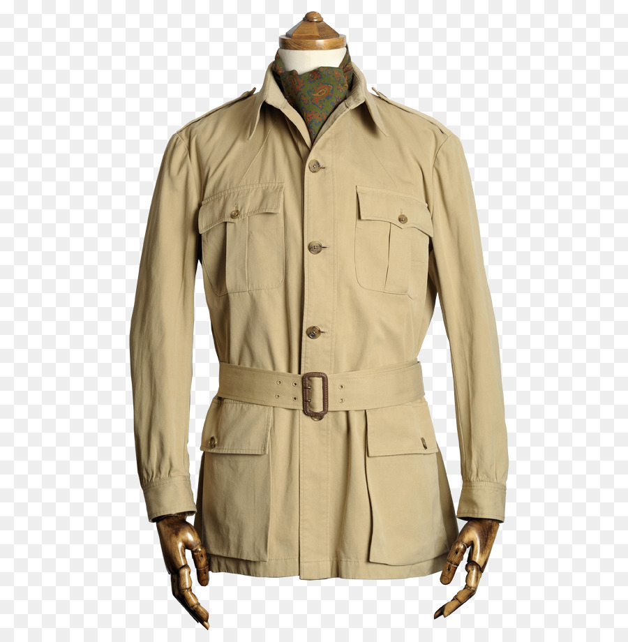 Trench Coat，Caqui PNG