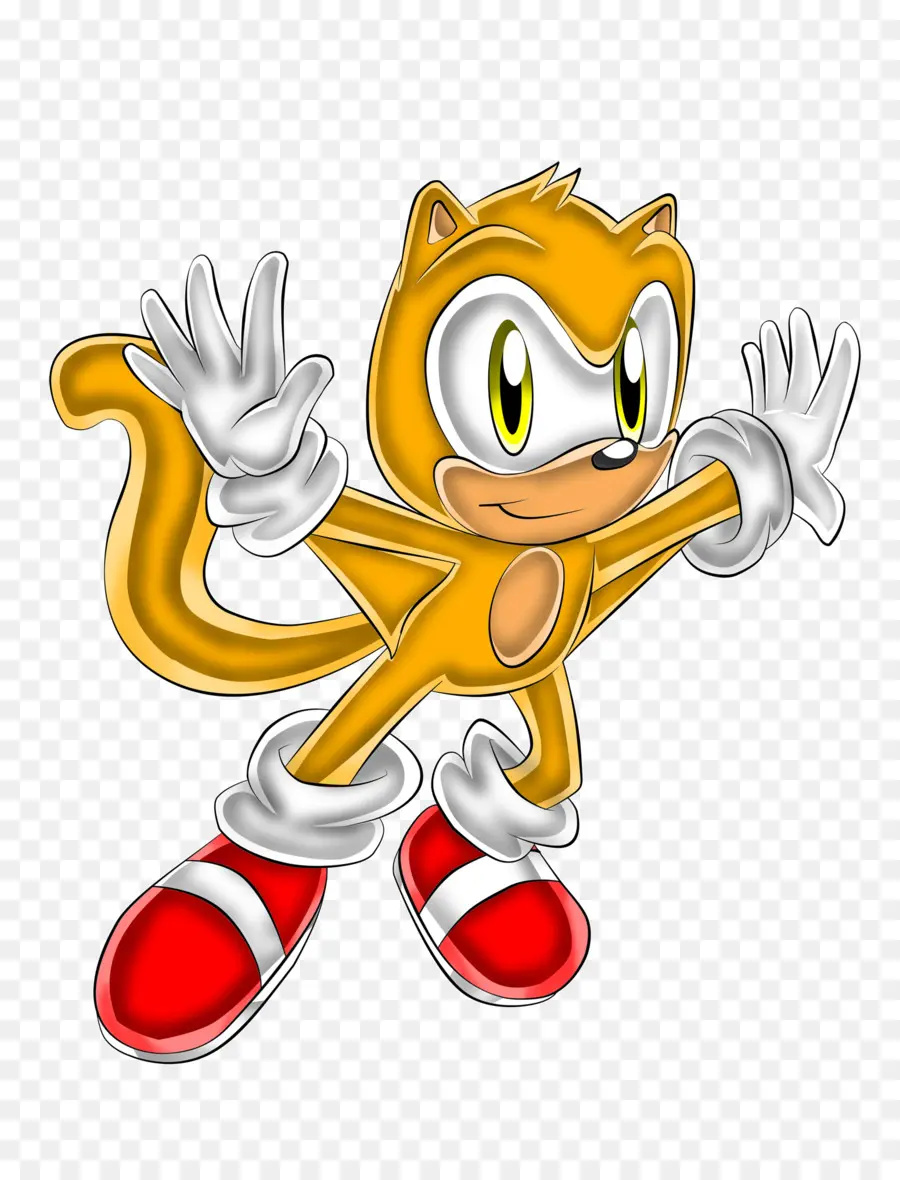 Gato De Desenho Animado，Amarelo PNG