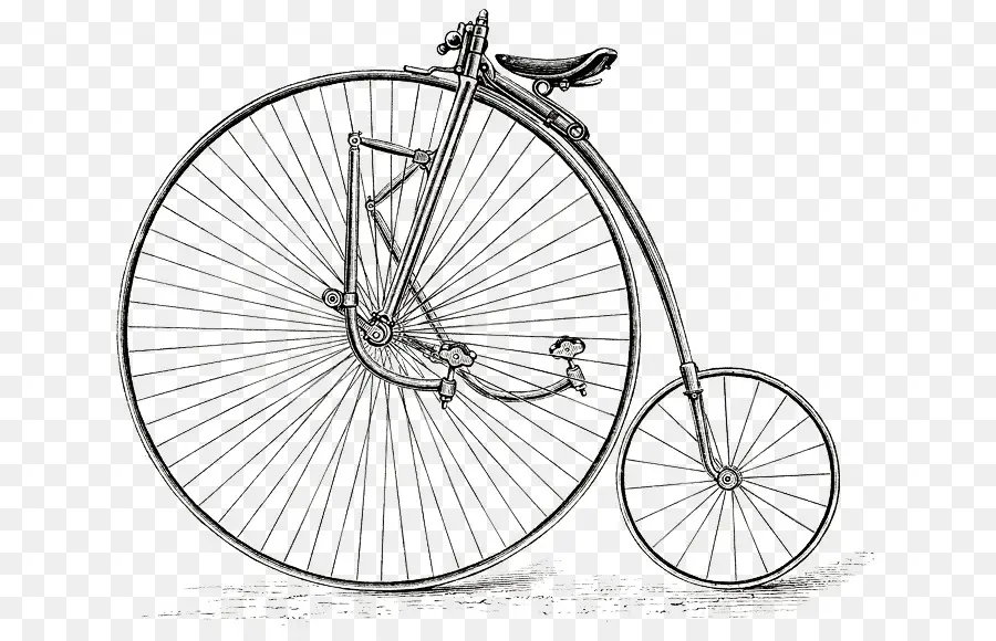 Bicicleta Antiga，Vintage PNG