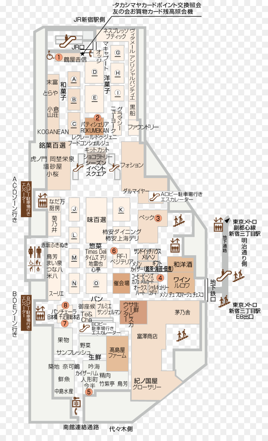 Takashimaya Shinjuku，Kinokuniya Sul Teatro Takashimaya PNG