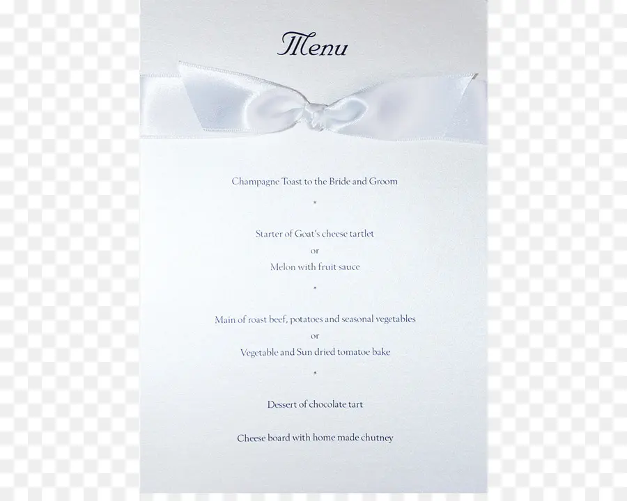 Menu De Casamento，Fita PNG