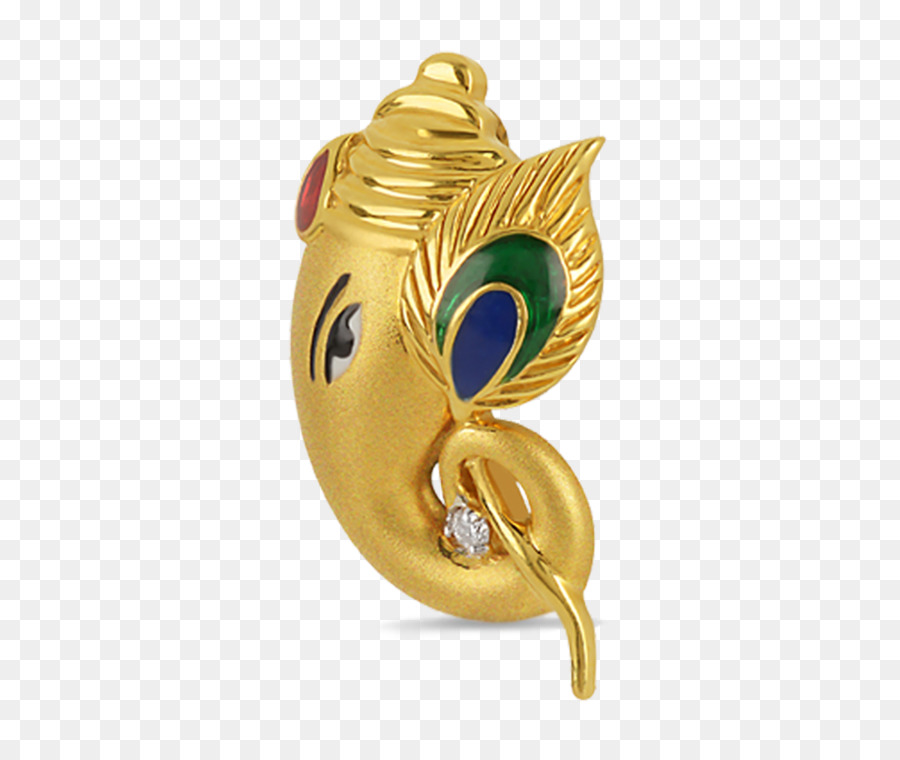 Pingente Ganesha Dourado，Pingente PNG