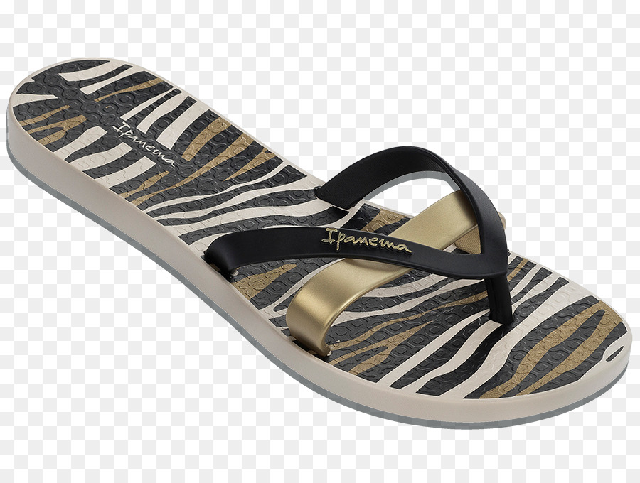 Chinelo Com Estampa De Zebra，Sandália PNG