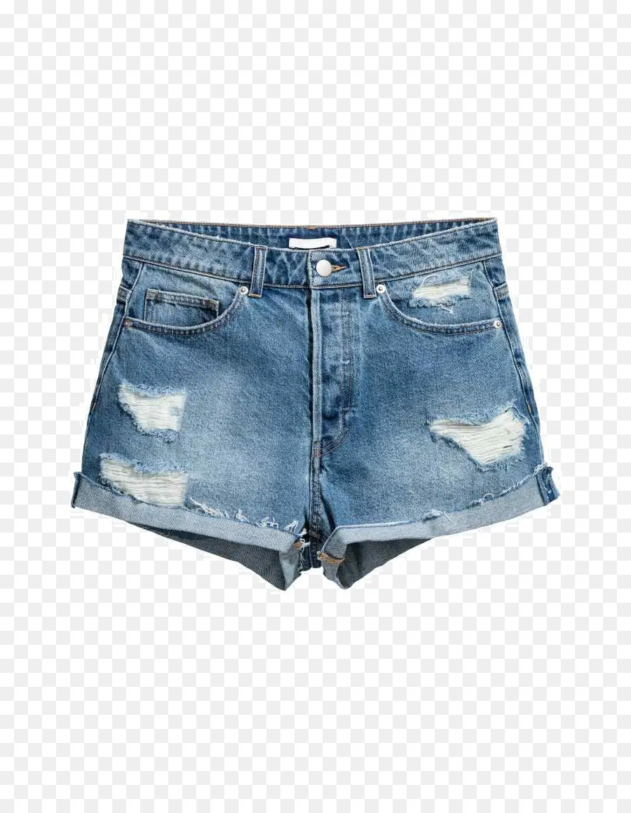 Shorts Jeans Rasgados，Jeans PNG