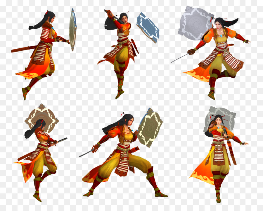 Guerreira Feminina，Espada PNG