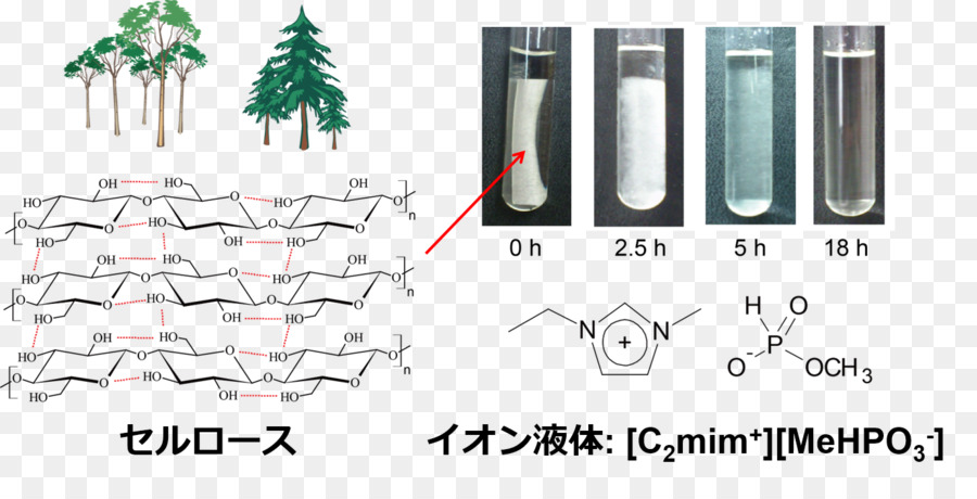 Iônico Líquido，Celulose PNG