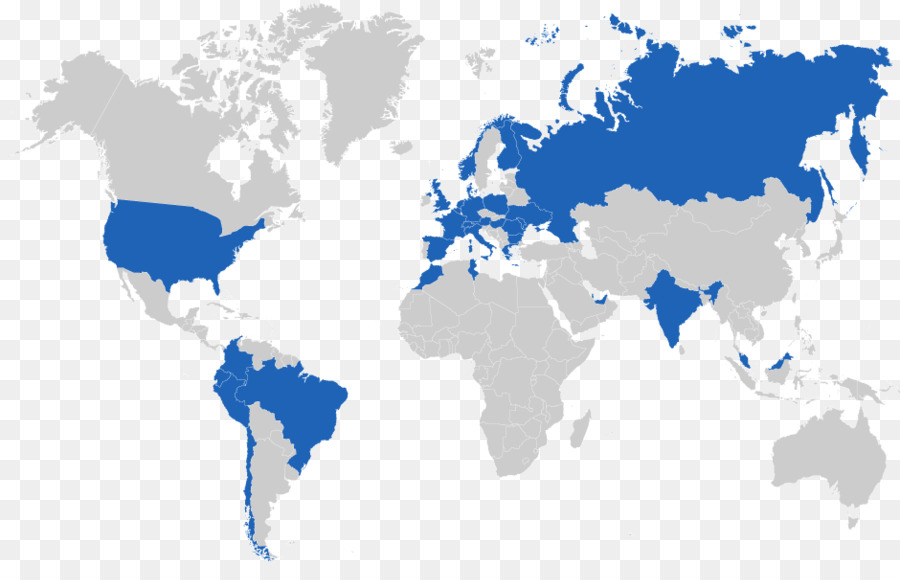 Mapa Mundial，Países PNG