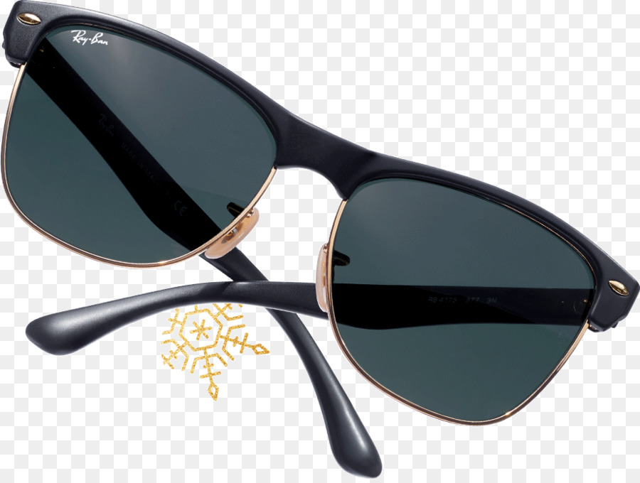 Rayban Clubmaster De Grandes Dimensões，óculos De Sol PNG