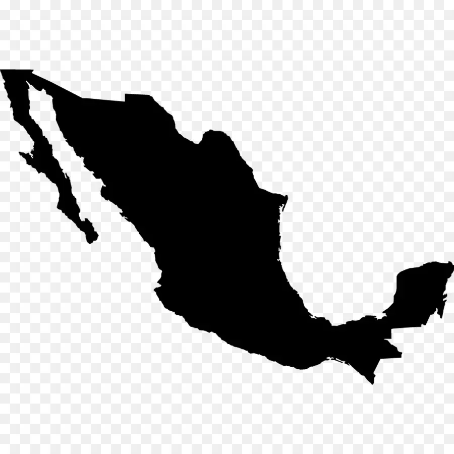 México，Vetor Mapa PNG