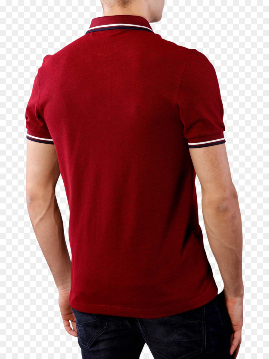 Camisa Pólo Vermelha，Moda PNG