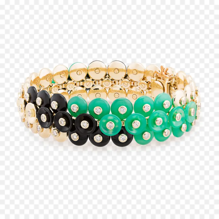 Pulseira Colorida，Ouro PNG