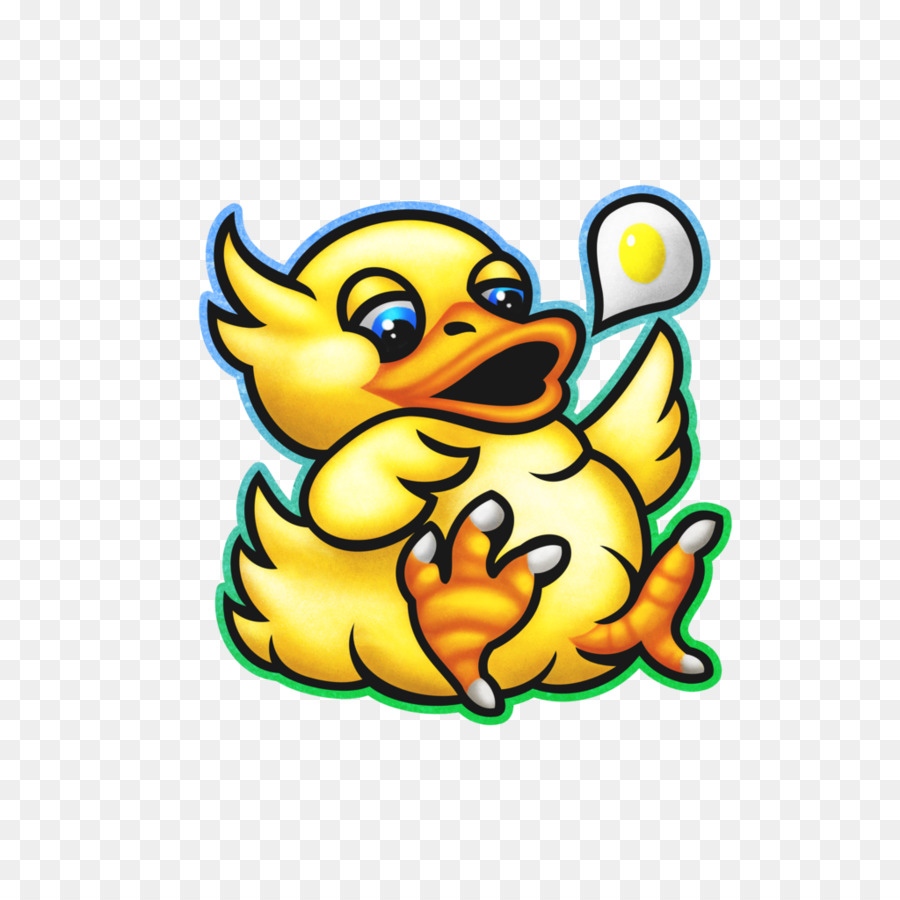 Pato Amarelo，Bonitinho PNG