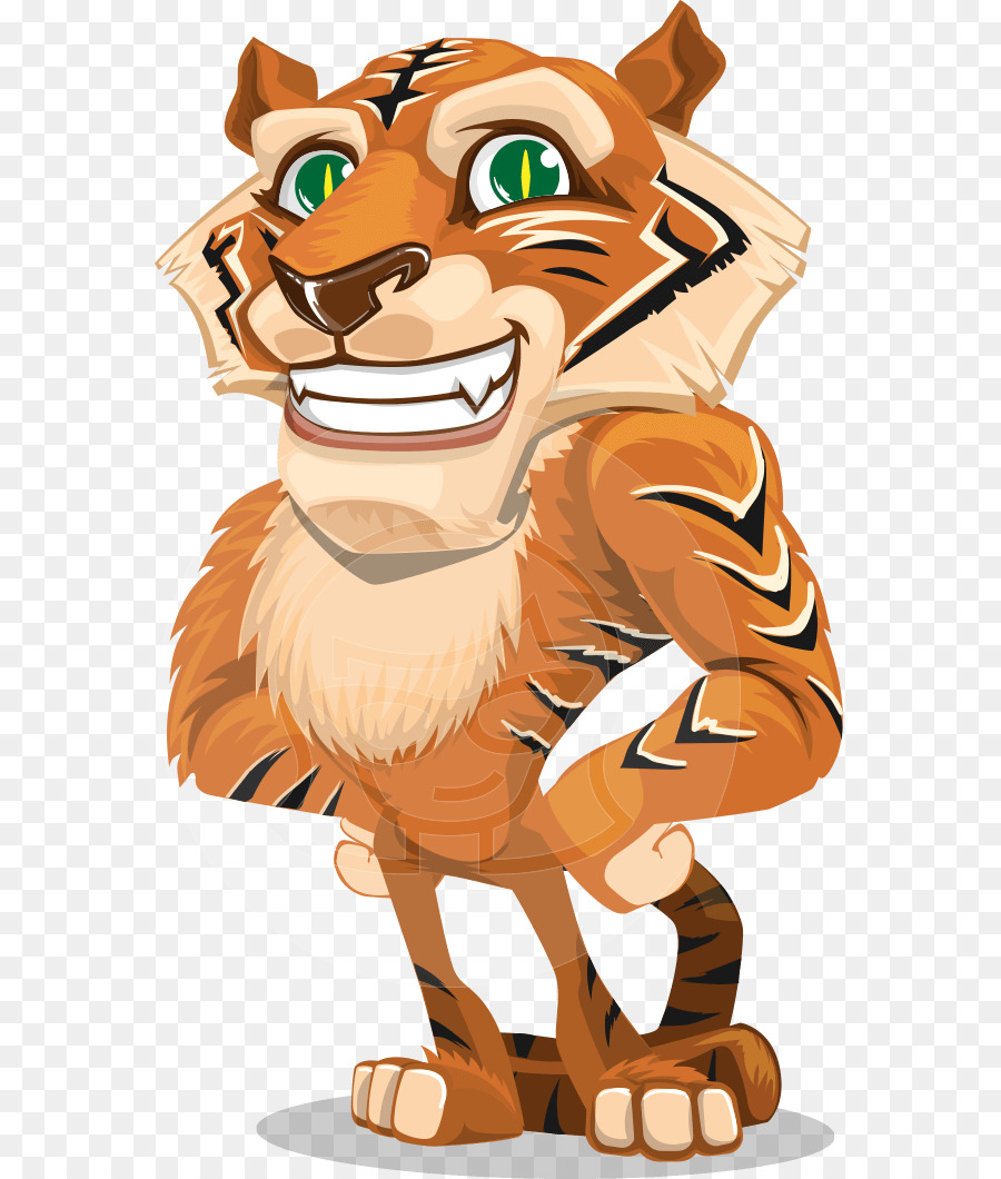 Tigre De Desenho Animado，Bonitinho PNG