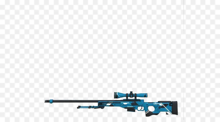 Rifle De Atirador Azul，Escopo PNG