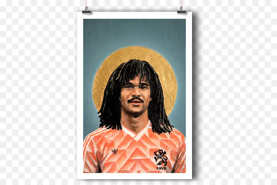 Retrato De Jogador De Futebol，Pintura PNG