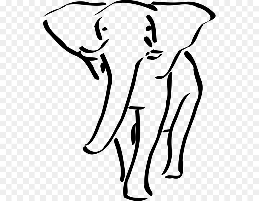 Esboço De Elefante，Animal PNG