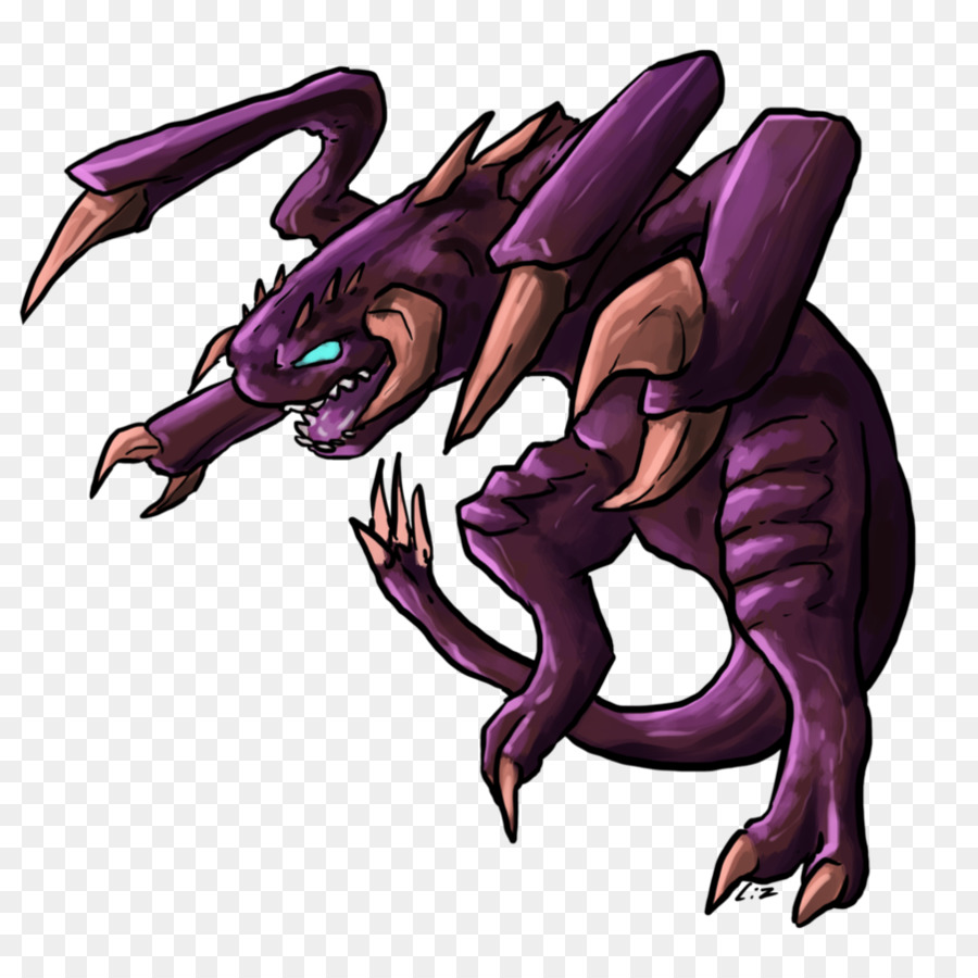 Dragão Roxo，Asas PNG