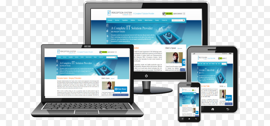 Responsive Web Design，Laptop PNG