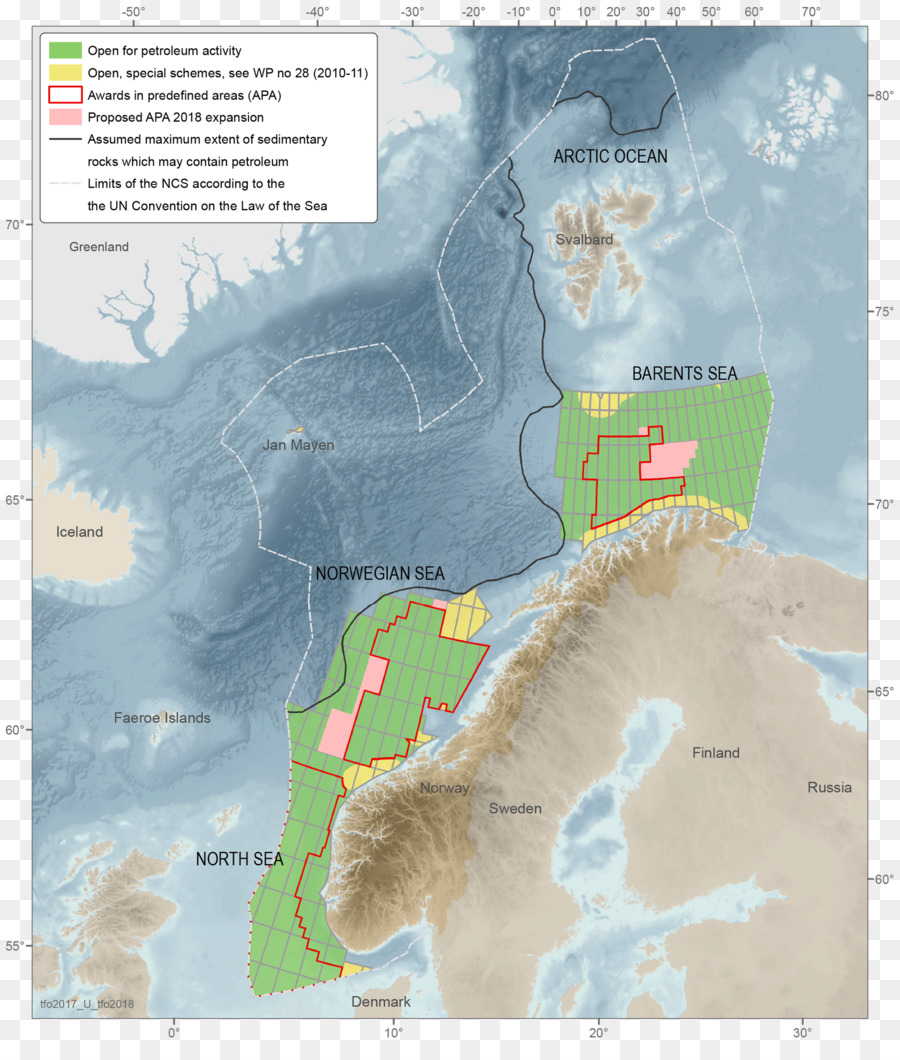 Barents Mar，Prateleira Continental Norueguesa PNG