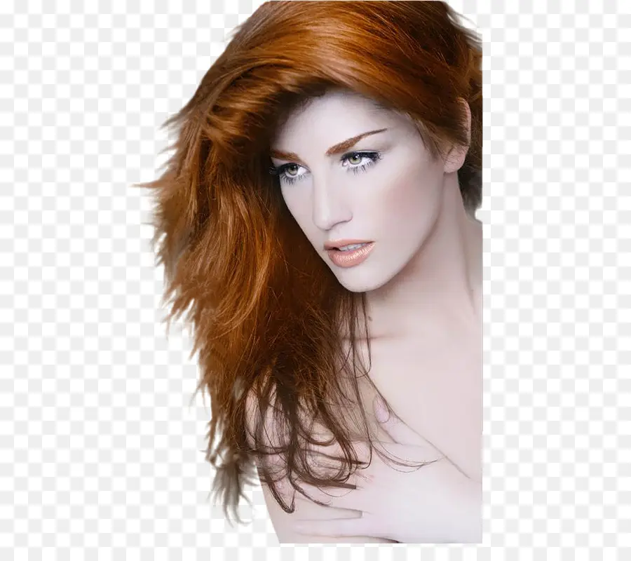 Cabelo Vermelho，Mulher PNG