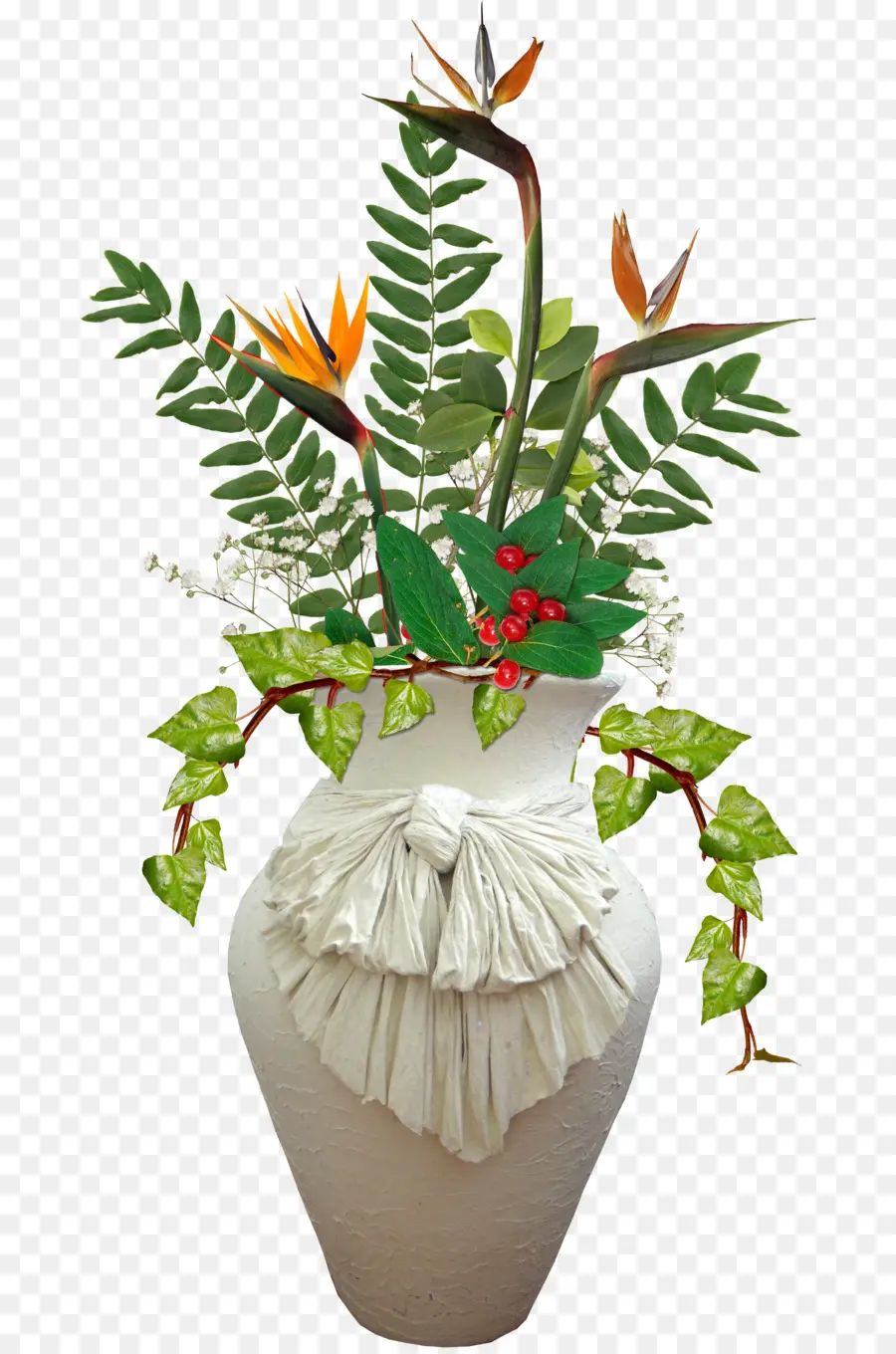 Vaso De Flores，Flores PNG