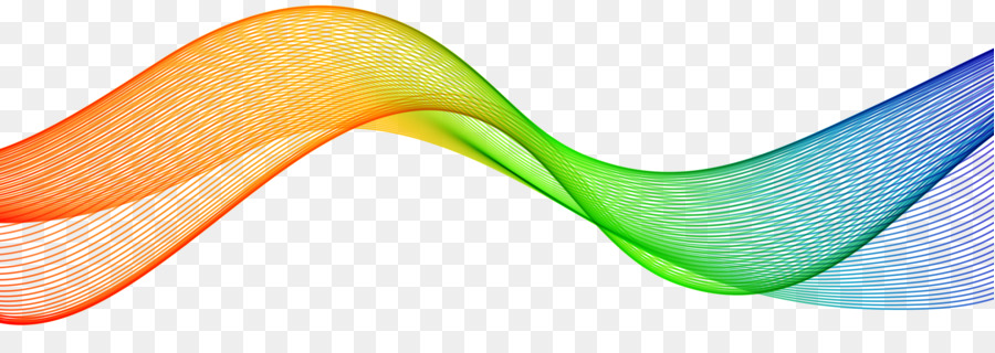 Ondas Coloridas，Verde PNG