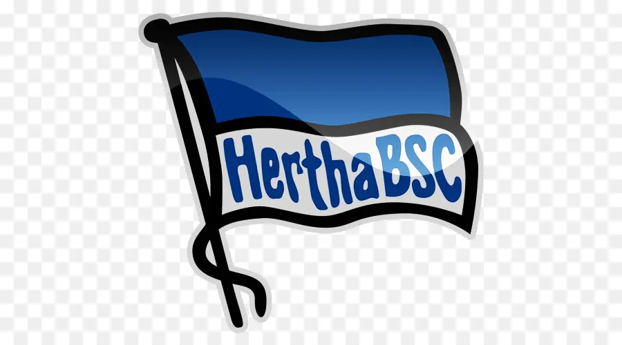 Bandeira Do Hertha Bsc，Azul PNG