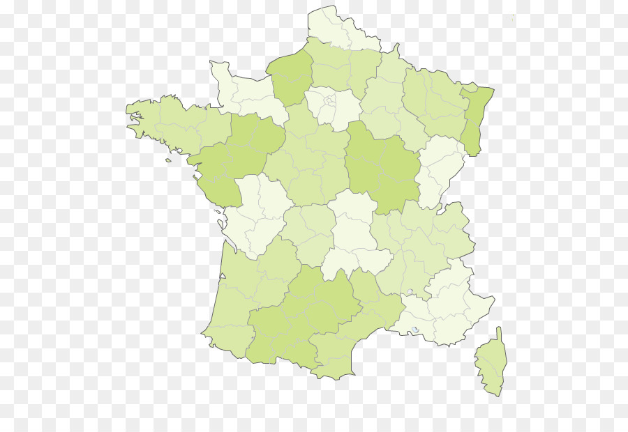 Mapa Da França，Regiões PNG