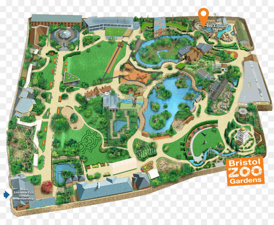 Mapa Do Zoológico De Bristol，Jardim Zoológico PNG