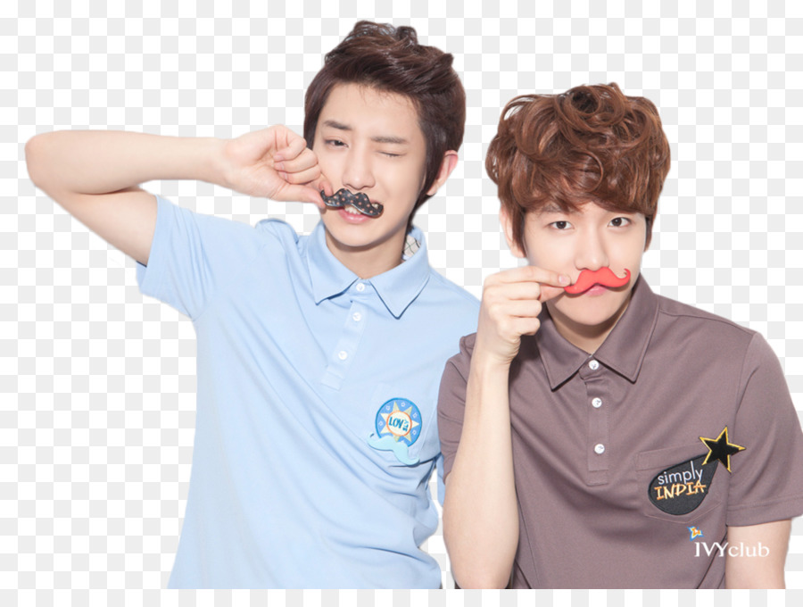 Duas Pessoas Com Bigodes，Fantasia PNG