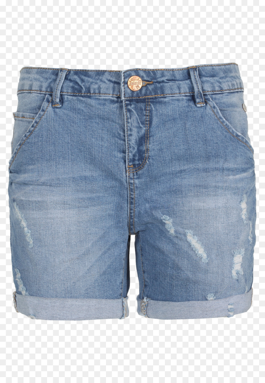 Shorts Jeans，Azul PNG