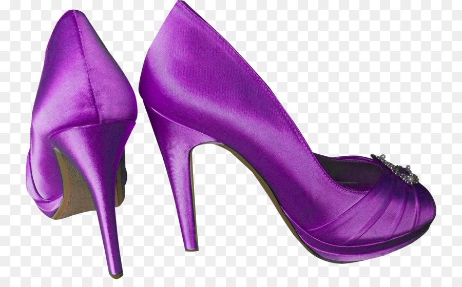 Salto Alto Roxo，Sapato PNG