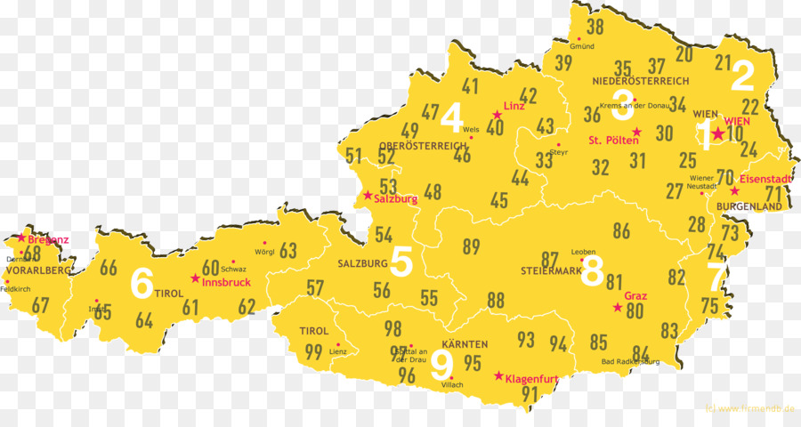 Cep Mapa Mapa C Digos Postais Na Ustria Png Transparente Gr Tis