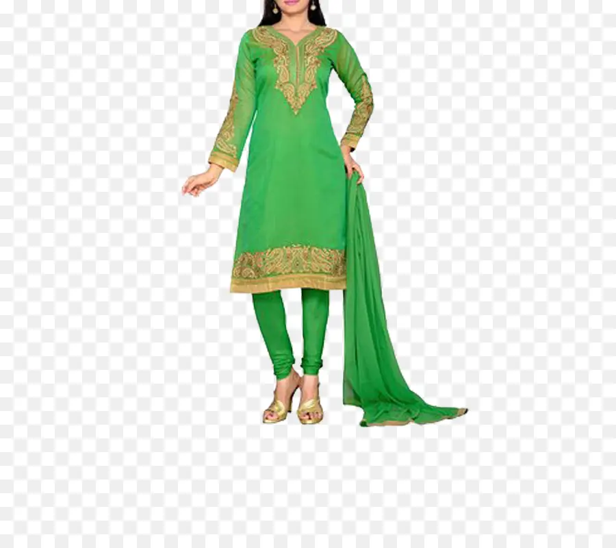 Vestido Verde，Tradicional PNG