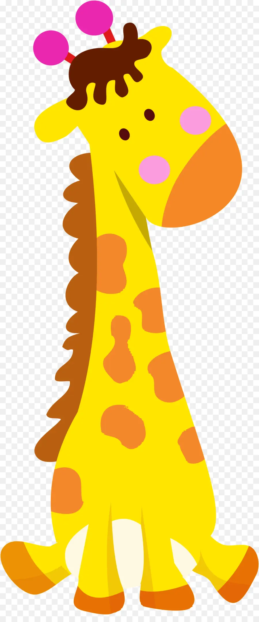 Girafa，Desenho Animado PNG