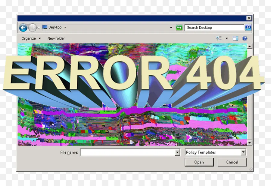 Erro 404，Falha PNG