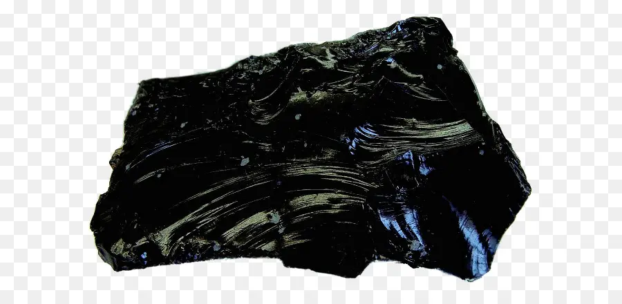 Obsidiana，Vidro Vulcânico PNG