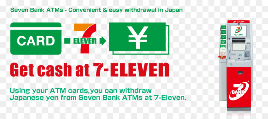 Automated Teller Machine，7eleven PNG