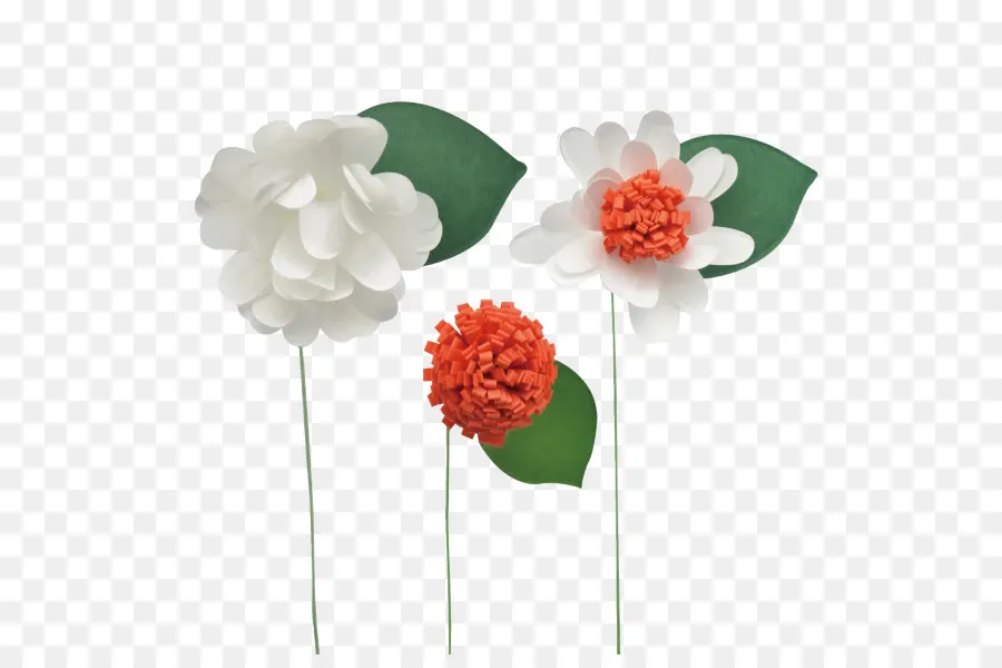 Flores De Papel，Branco PNG