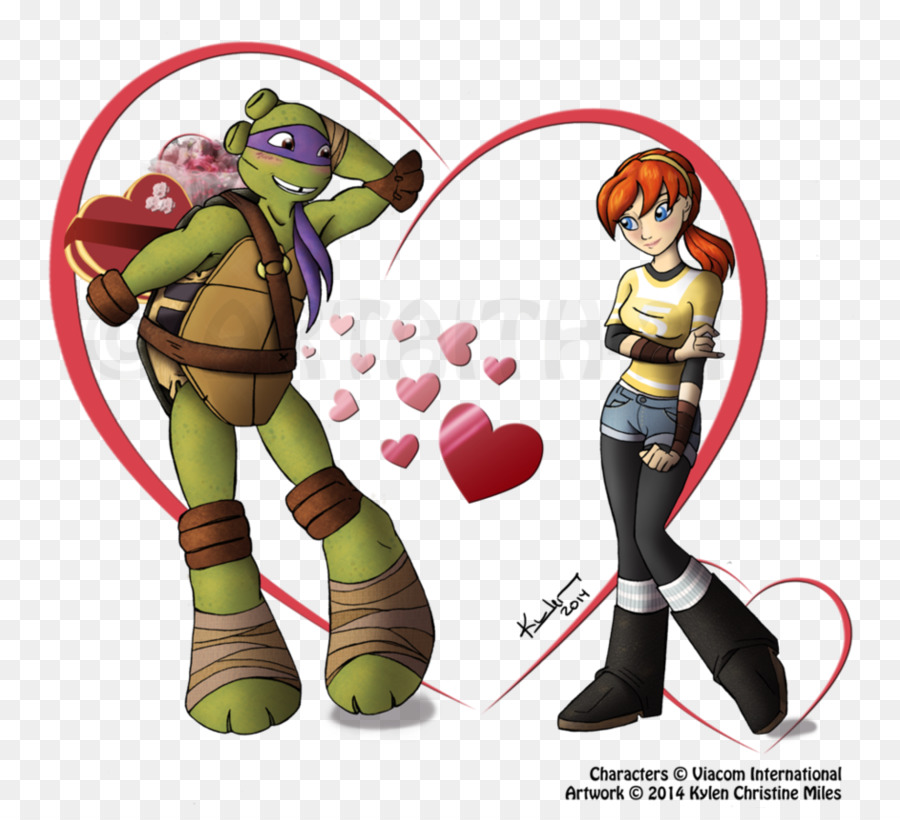 Donatello，April O Neil PNG