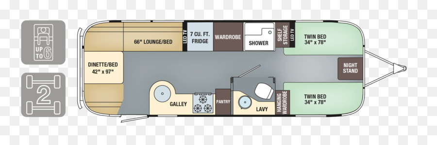 Layout De Caravana，Planta Baixa PNG