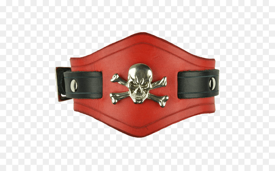 Pulseira De Couro，Crânio PNG