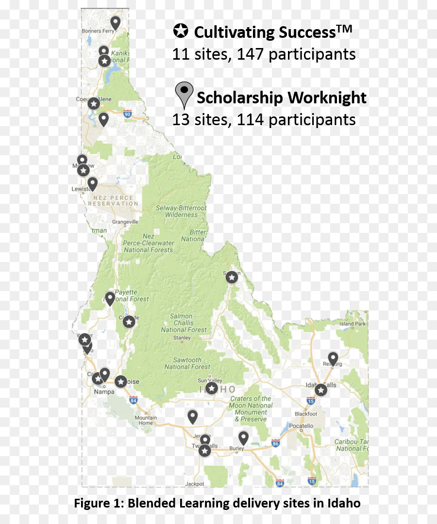 Eco Região，Mapa PNG