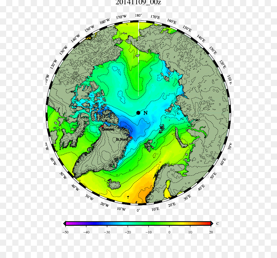 Oceano ártico，Urso Polar PNG