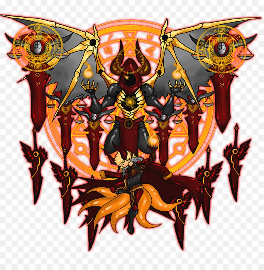 Demônio，Criatura Lendária PNG