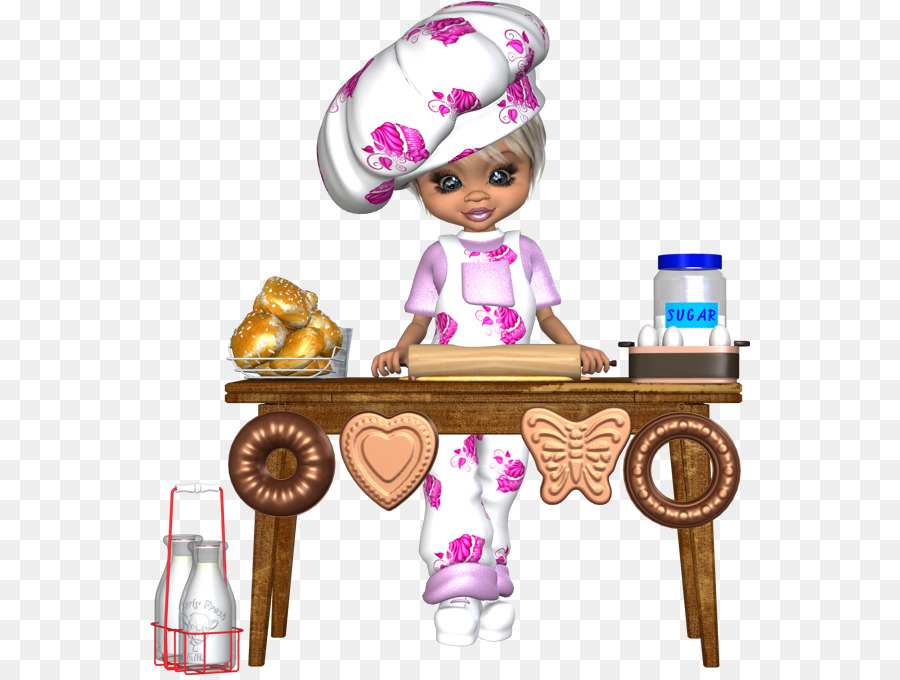 Boneca Chef Fofa，Cozinheiro PNG